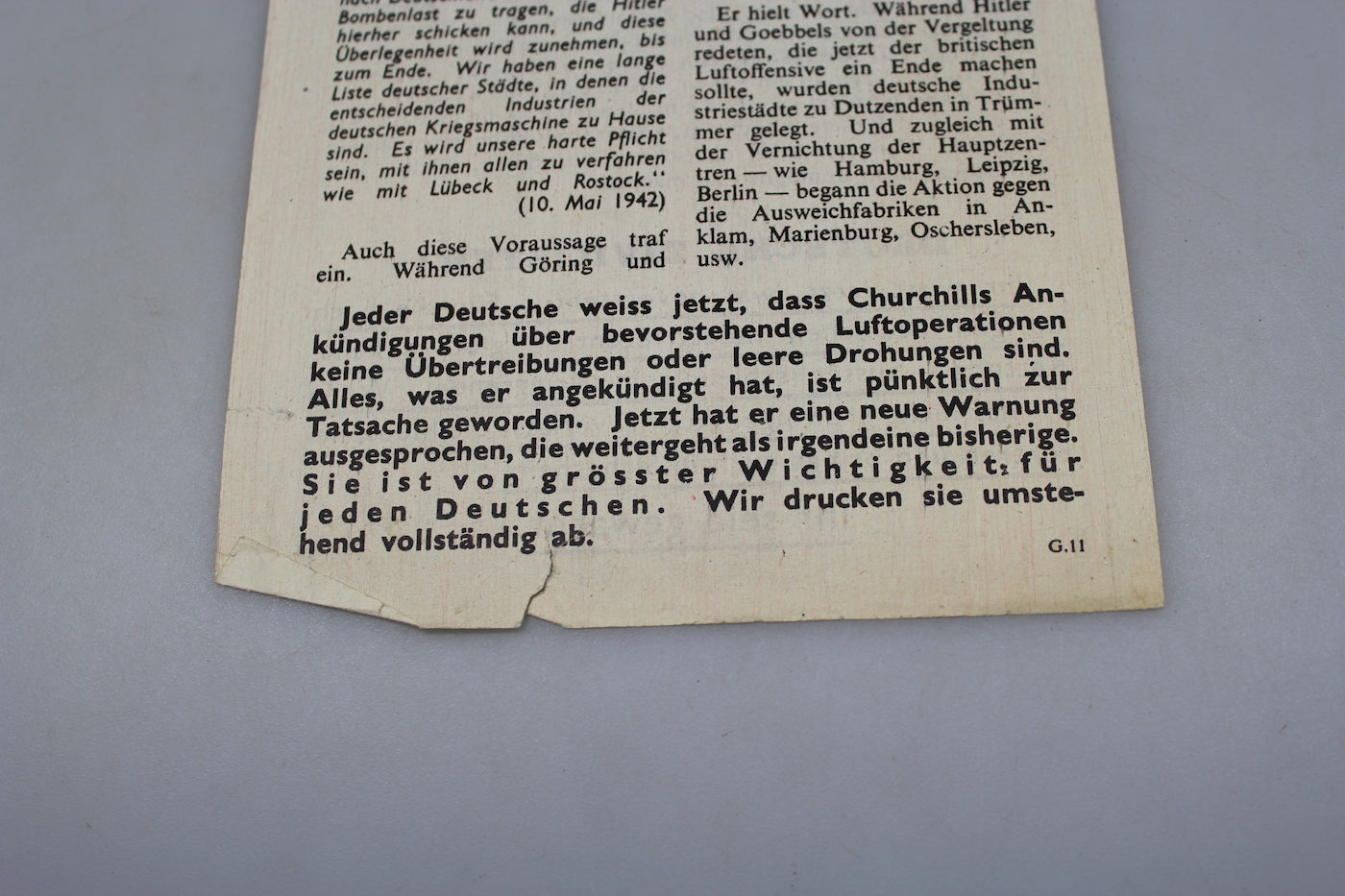 Volantino propaganda Alleata
