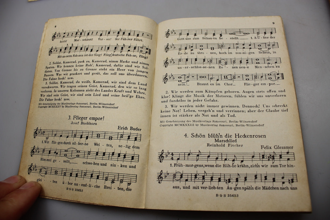 "Das zweite neue Soldaten Liederbuch" Volume 1