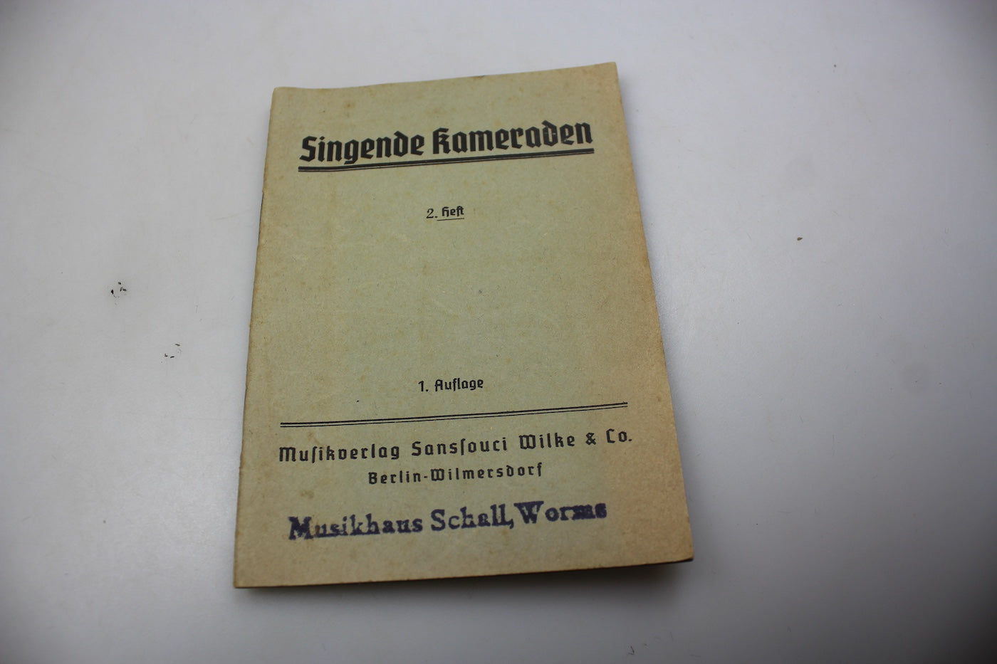 "Singenden Kameraden" Libretto musiche e testi WH WW2