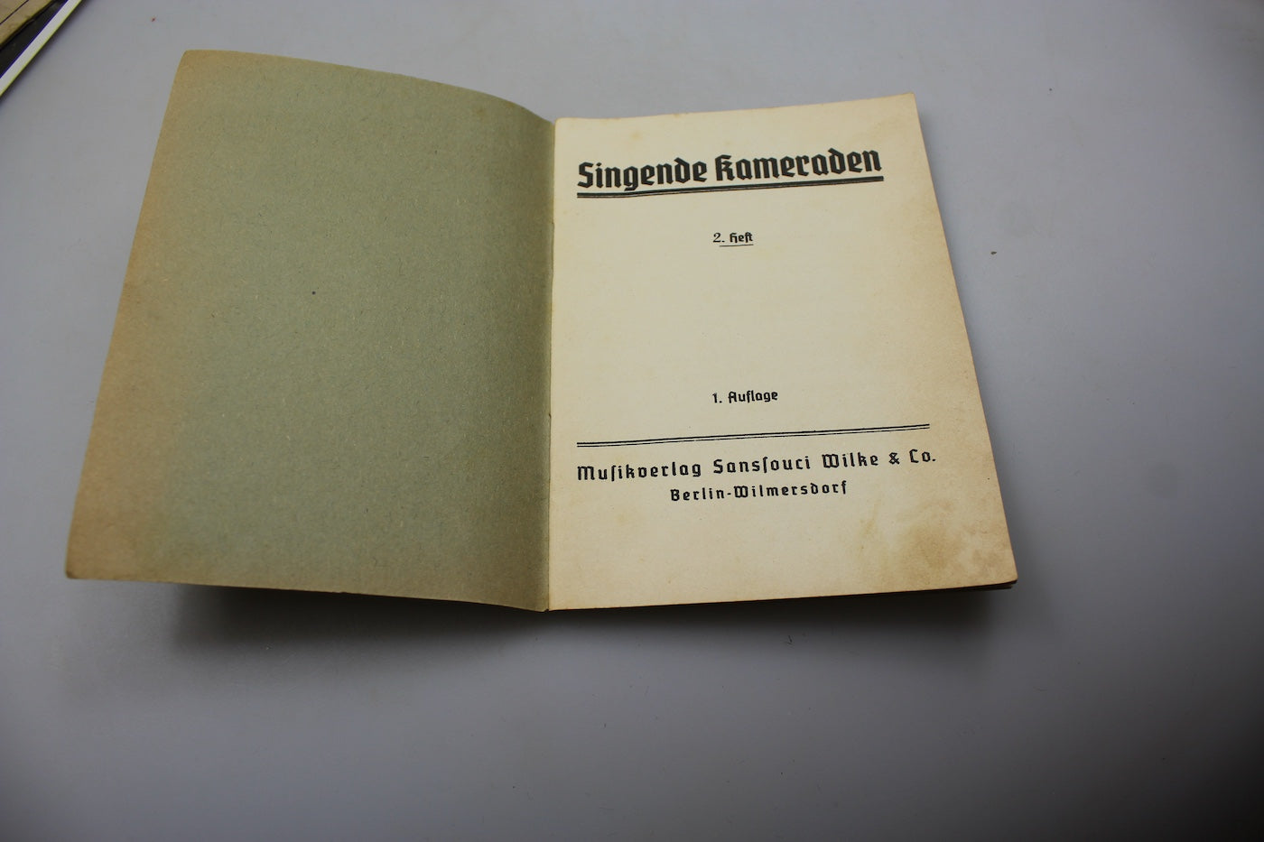"Singenden Kameraden" Libretto musiche e testi WH WW2
