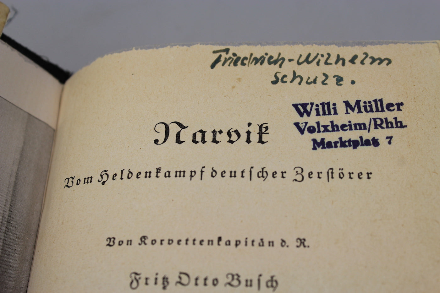 “Narvik” Fritz Otto Busch – 1940