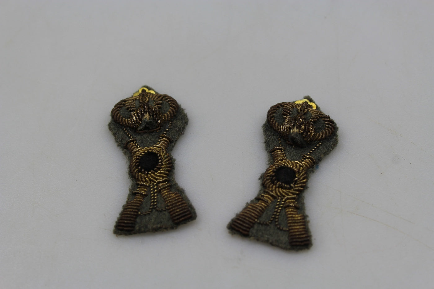 Coppia emblemi spalline Uffciale Fanteria REI