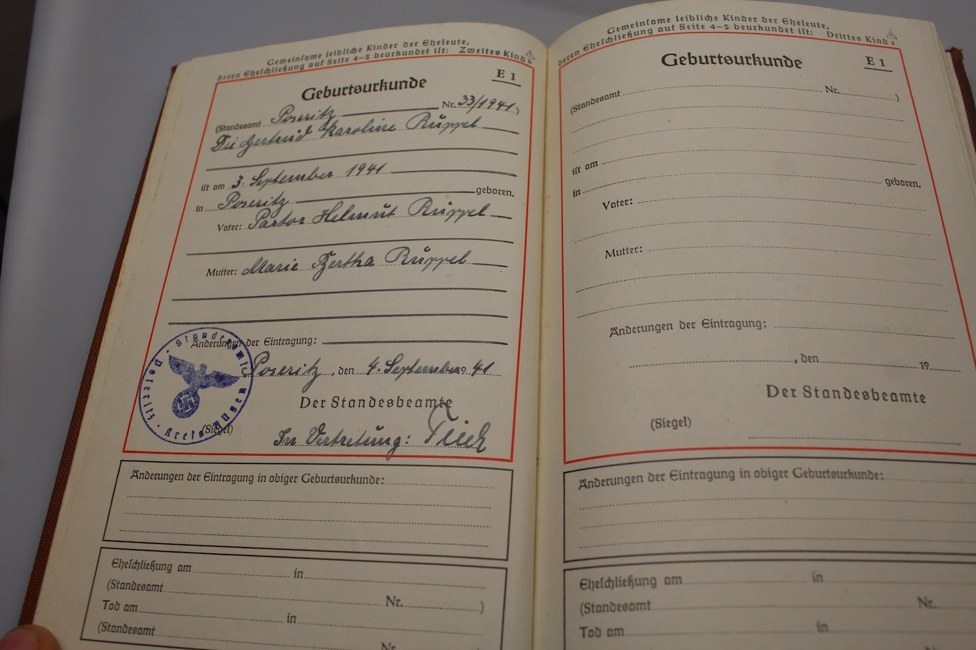 Anhenpass III° Reich
