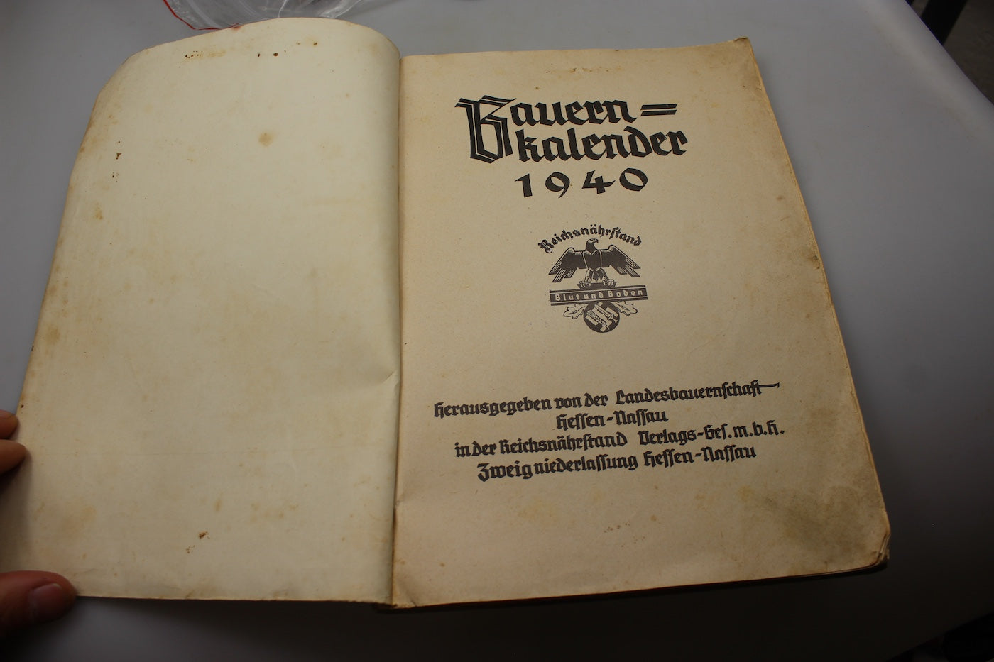 Bauerkalender 1940 Hessen - Nassau