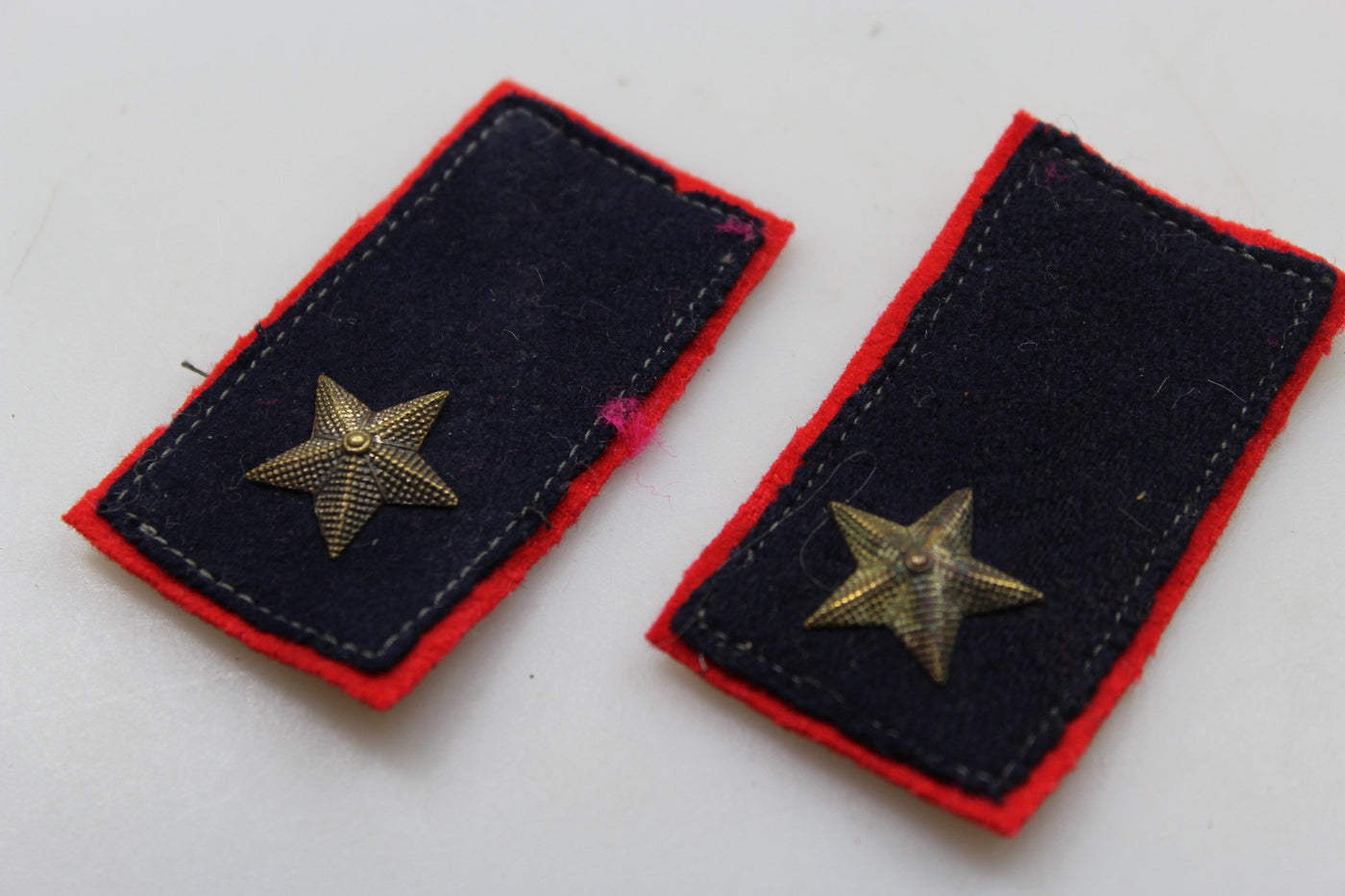 Coppia mostrine Ufficiale REI WW 2