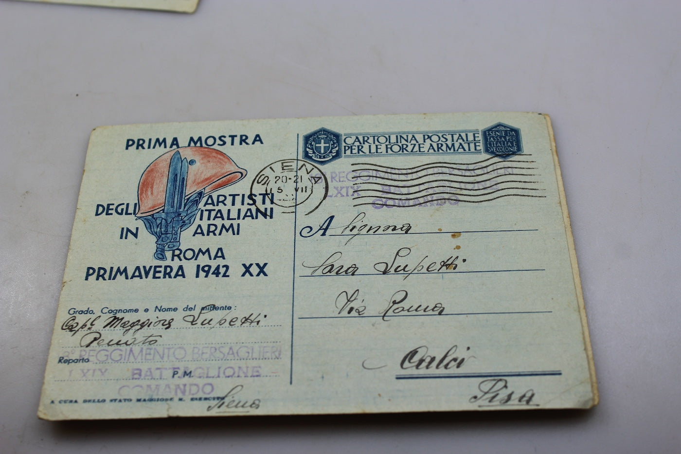 # 3 cartoline postali FFAA