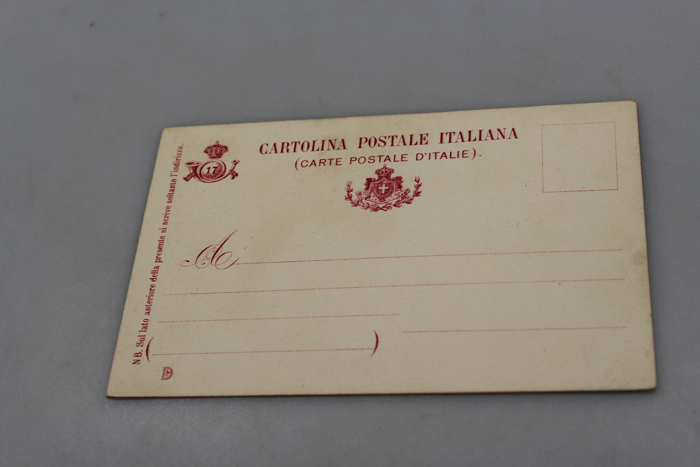 Cartolina postale 17° Cavalleggeri di Caserta