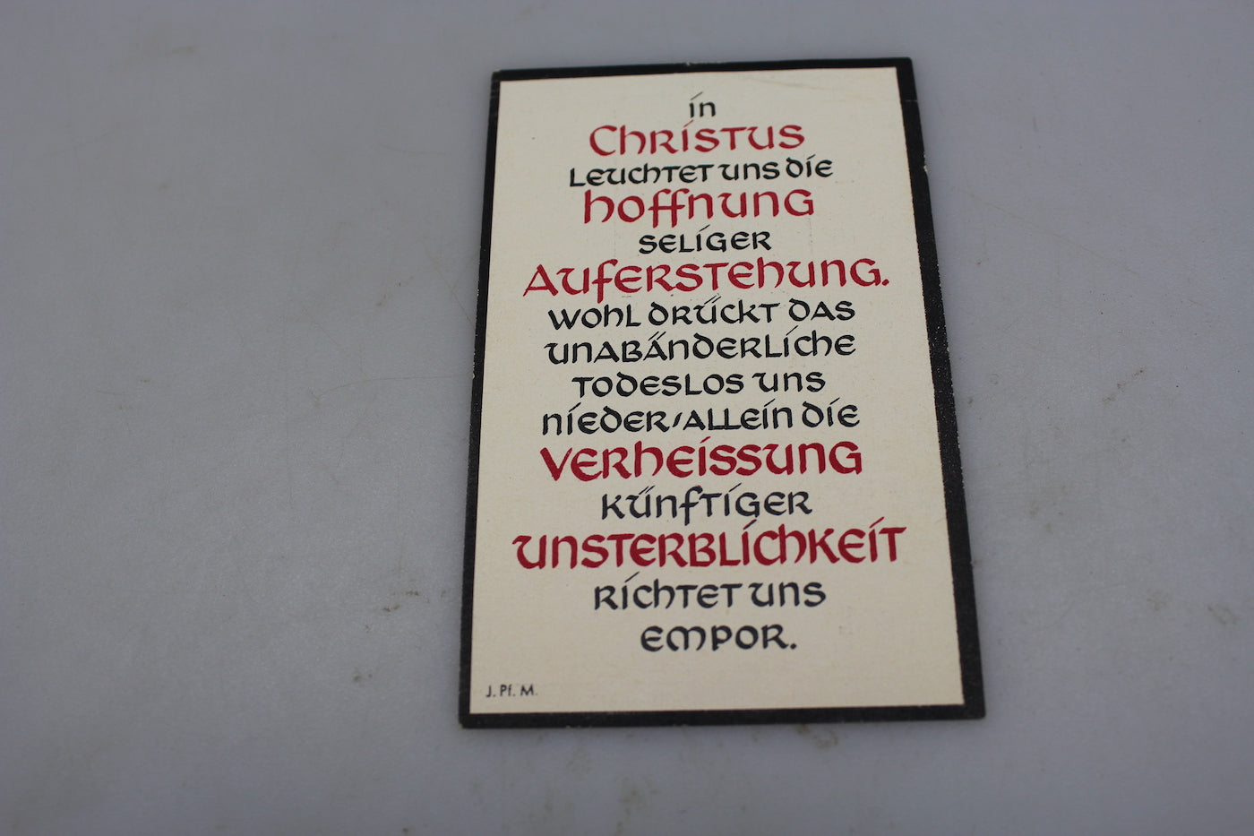 Sterbebilder Italia Centrale 28/12/43