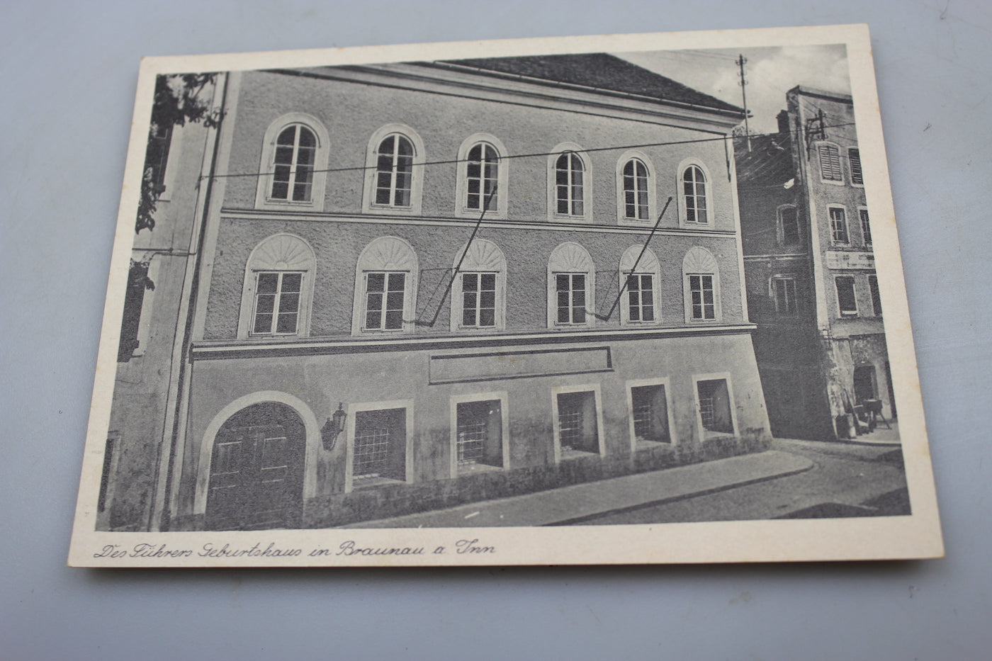 " Des Fuhrers Geburtshaus in Braunau a Inn " Cartolina postale