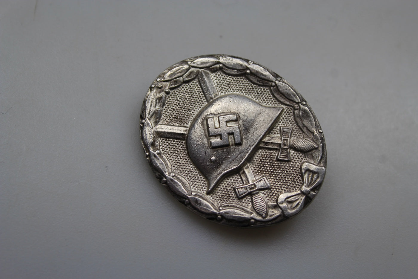 Distintivo Ferita II^ Classe "silver" WH WW2, foto 2