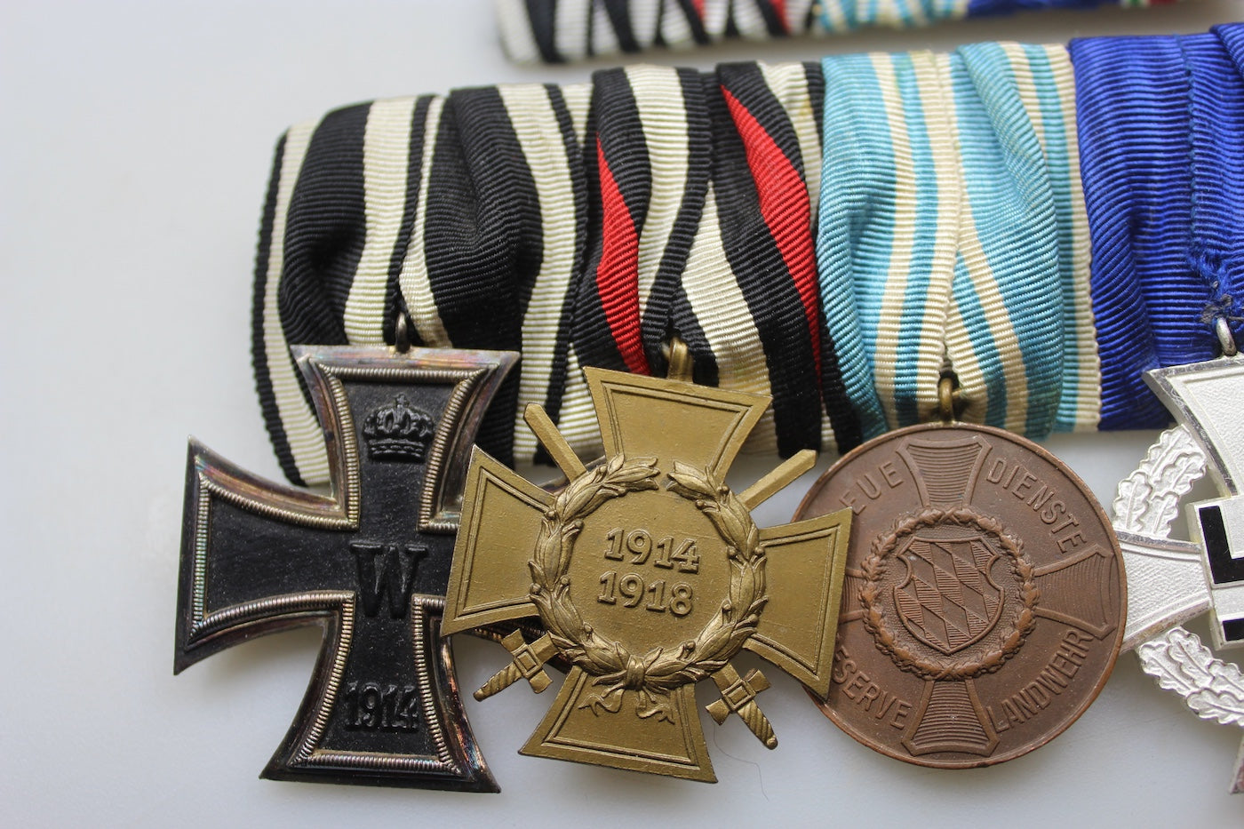 Spange medaglie WW1 con spilla ribbon