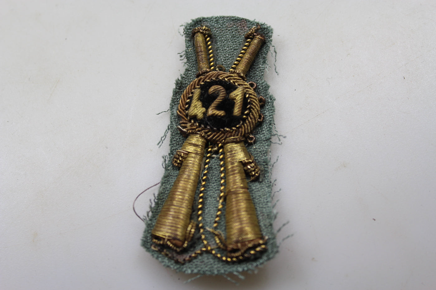Fregio berretto M.34 Ufficiale REI WW2