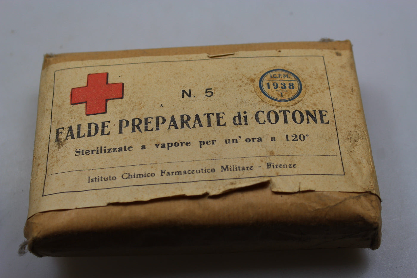 Falde medicazioni preparate - 1938