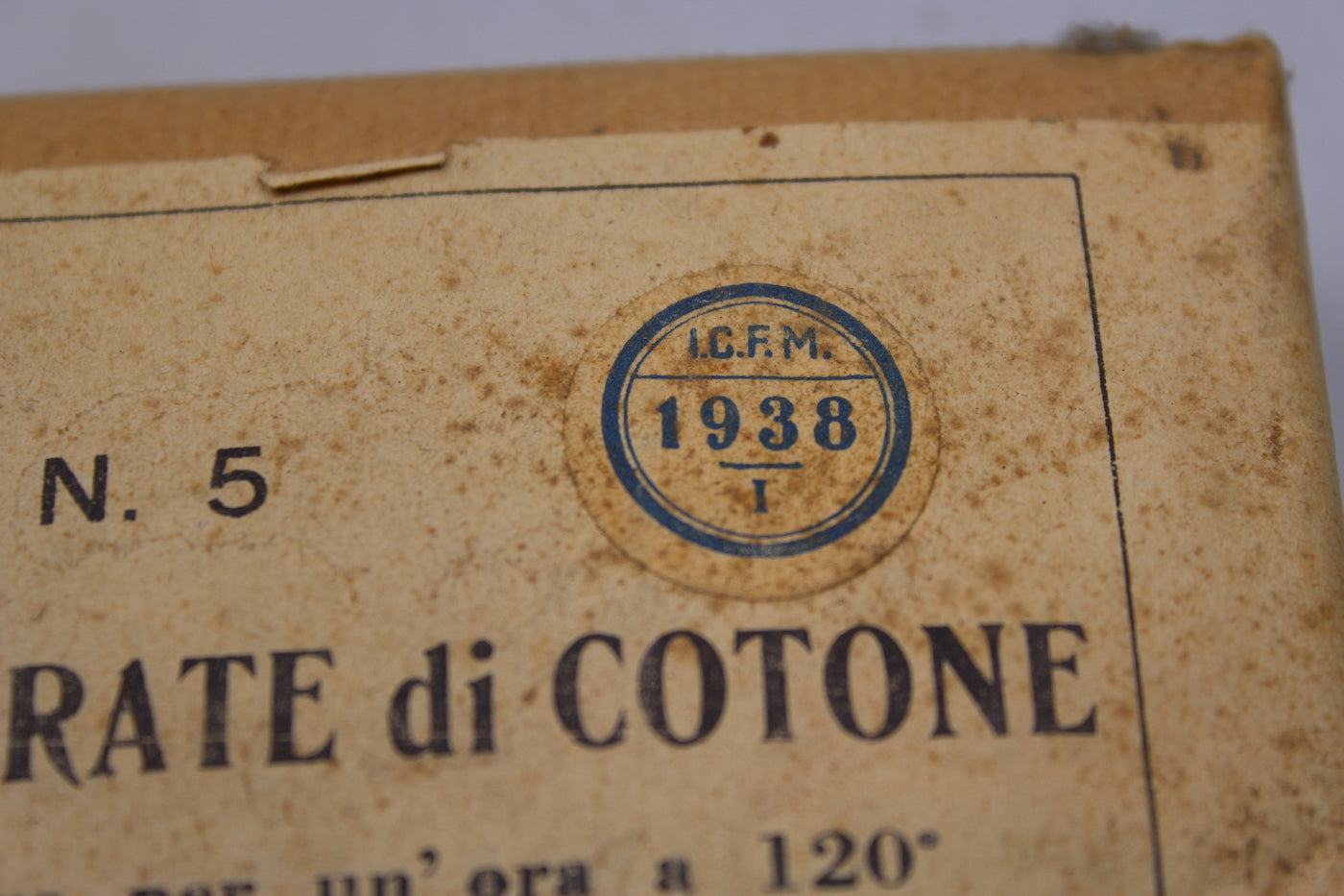 Falde medicazioni preparate - 1938
