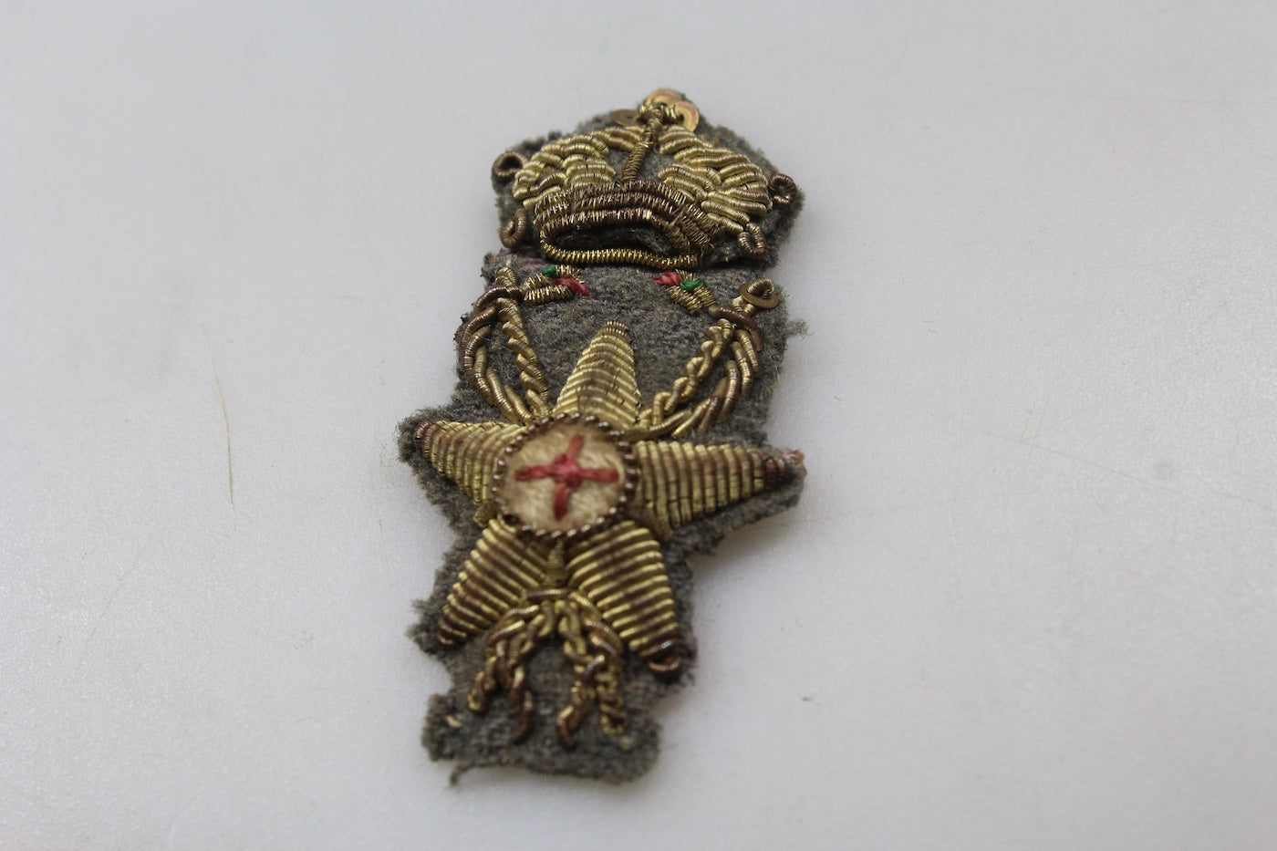Fregio bustina Ufficiale Sanità REI WW2