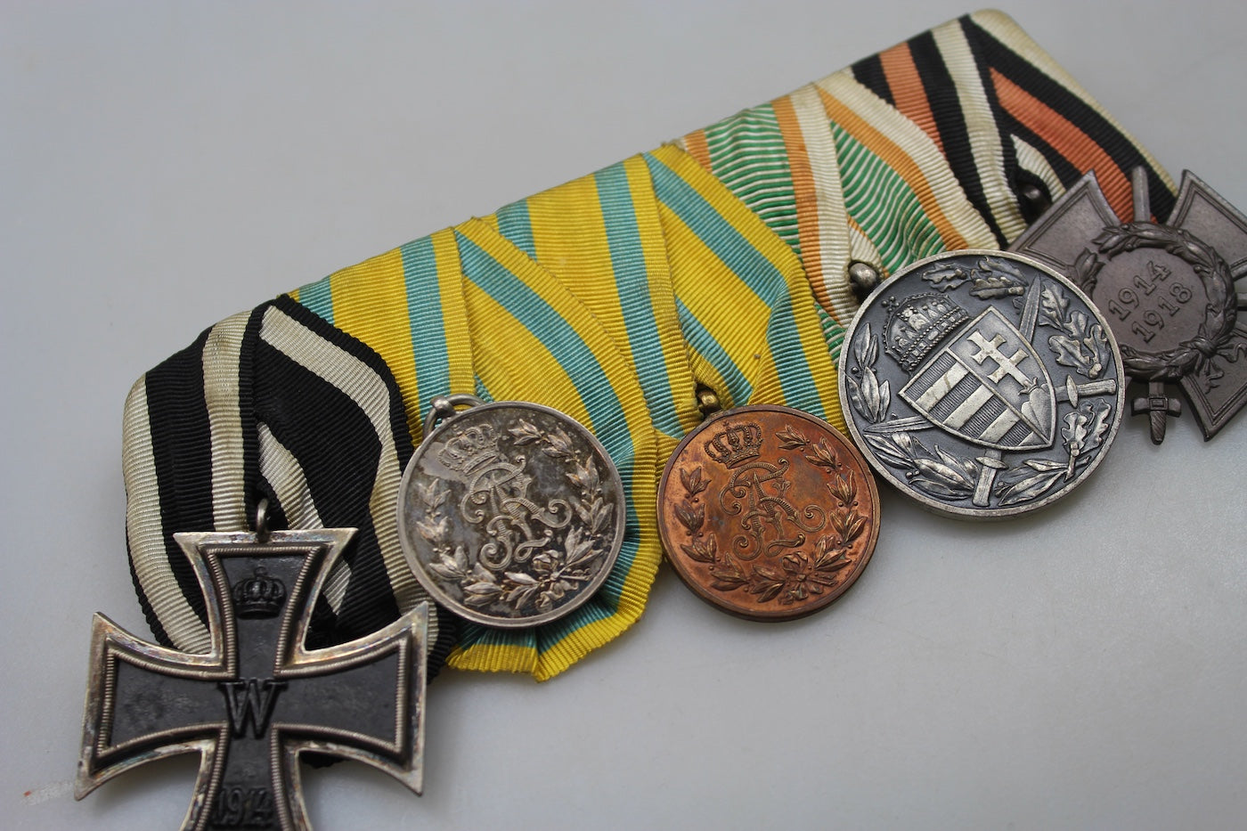 Spange con 5 decorazioni WW1