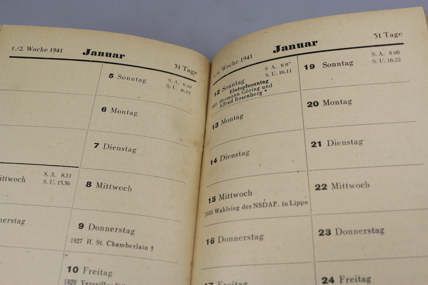 "Luftfarth Taschenkalendern 1941", foto 10
