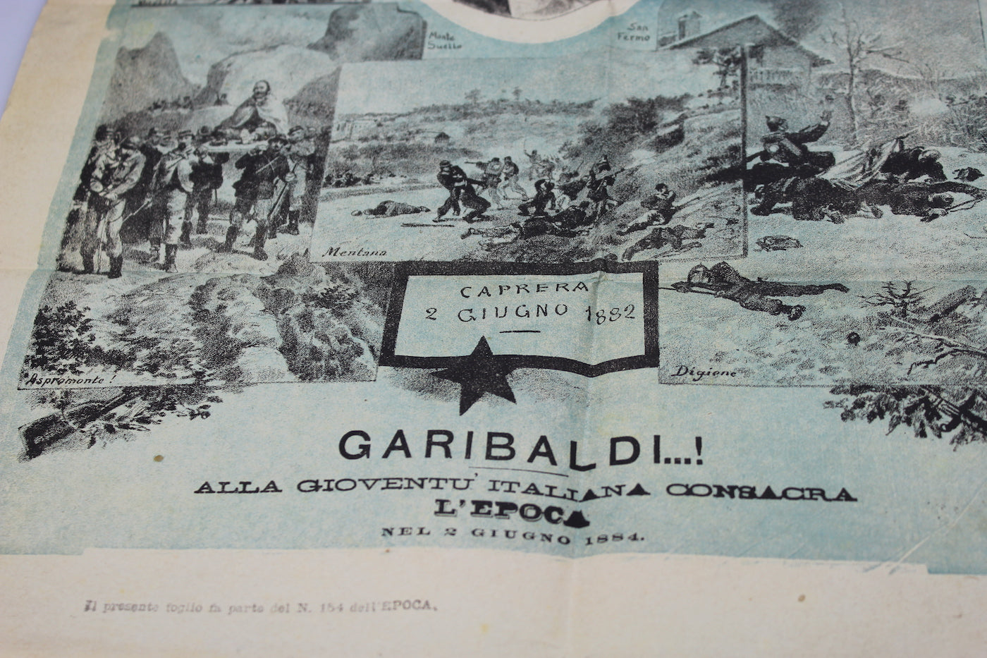 "Alla gioventù italiana consacra" Manifesto