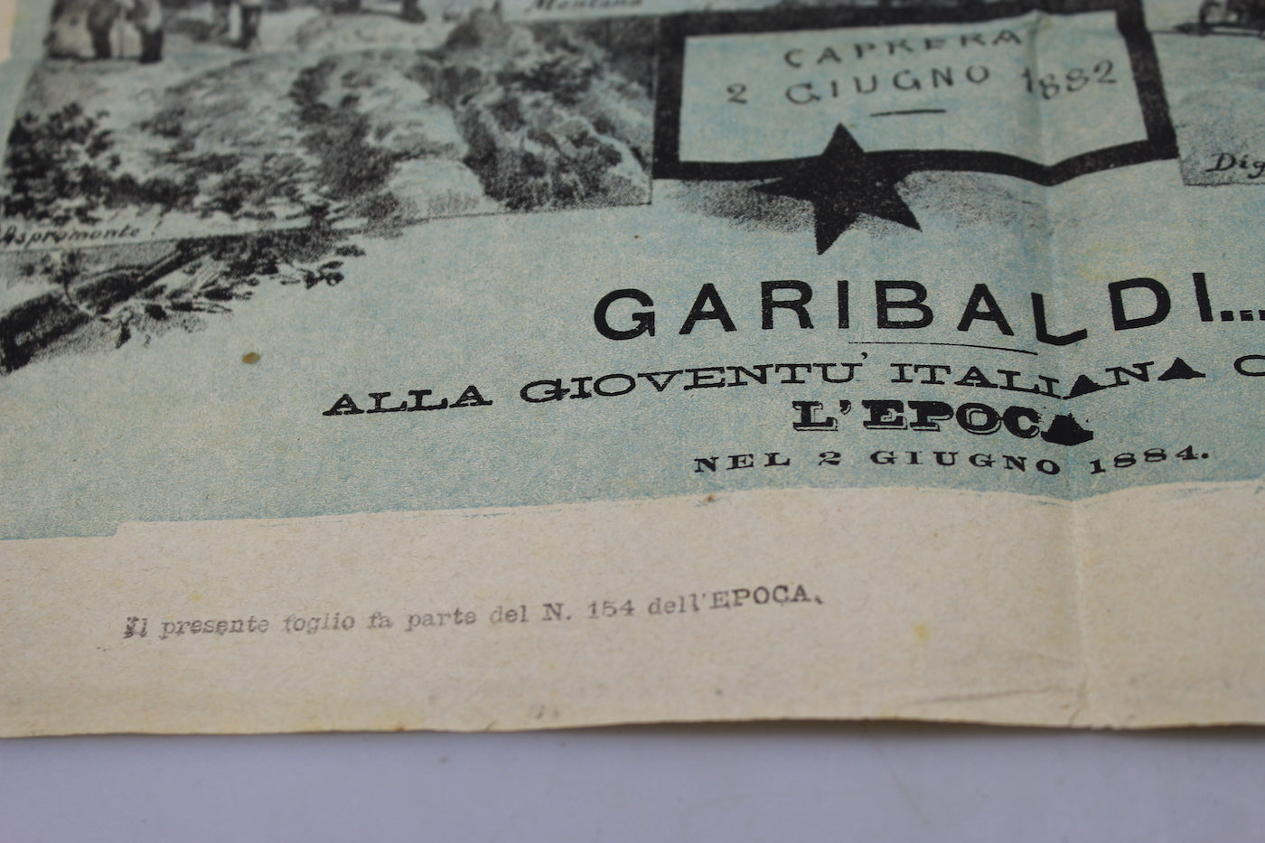 "Alla gioventù italiana consacra" Manifesto