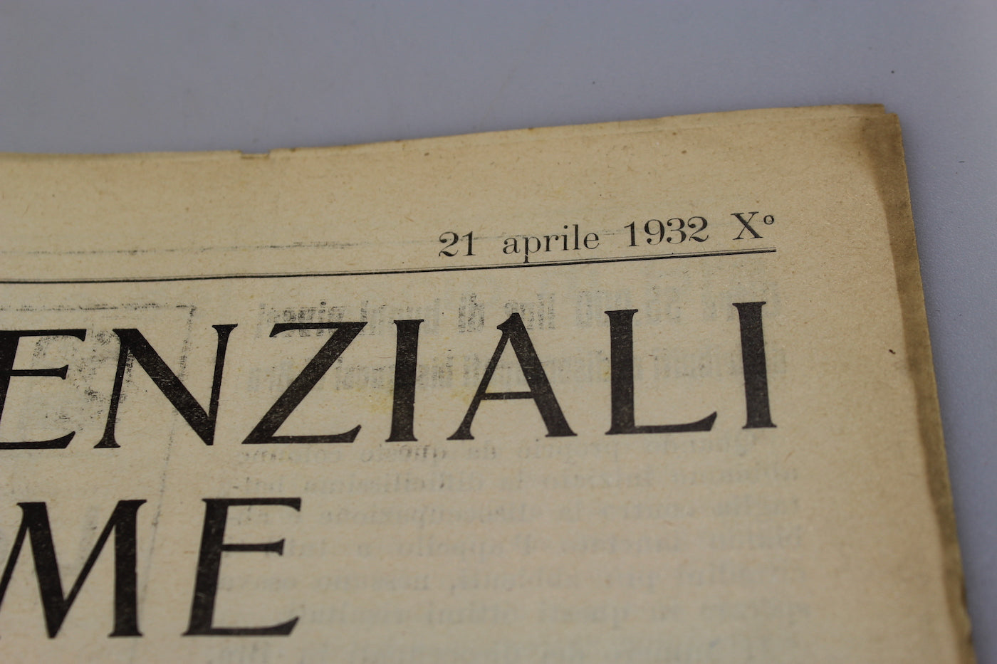 #3 copie del "Opere assistenziali del Regime" 21/4/1932
