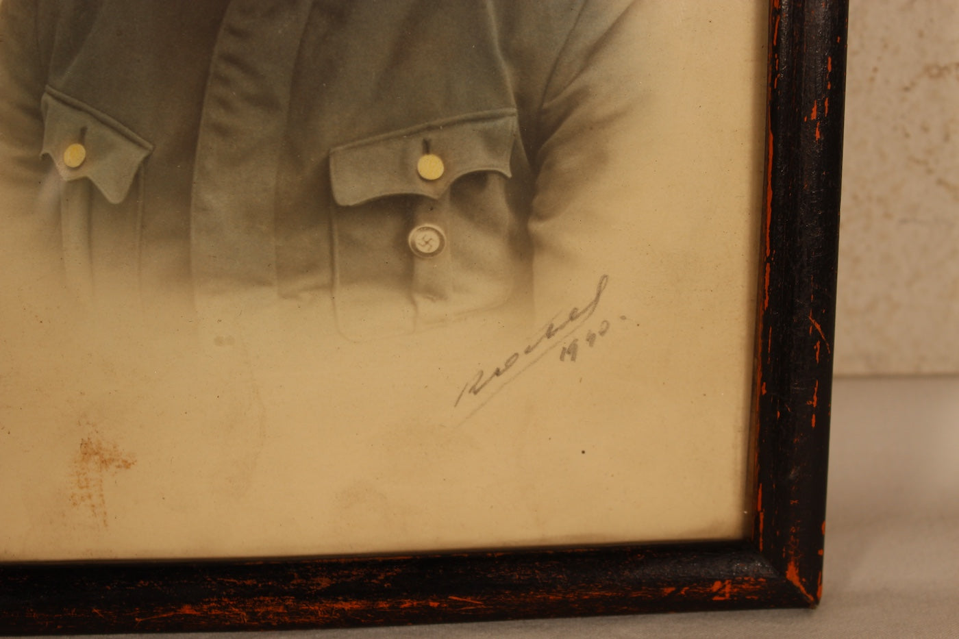 Foto in cornice funzionario DRB, Deutsche Reichsbahn, foto 2
