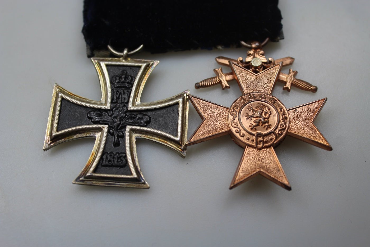 Spange con due decorazioni WW1, foto 5