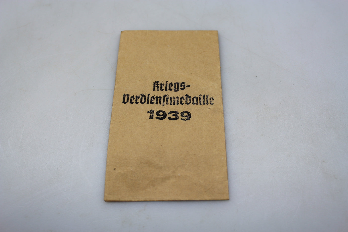 Busta in carta Kriegs-Verdienstmedaille 1939