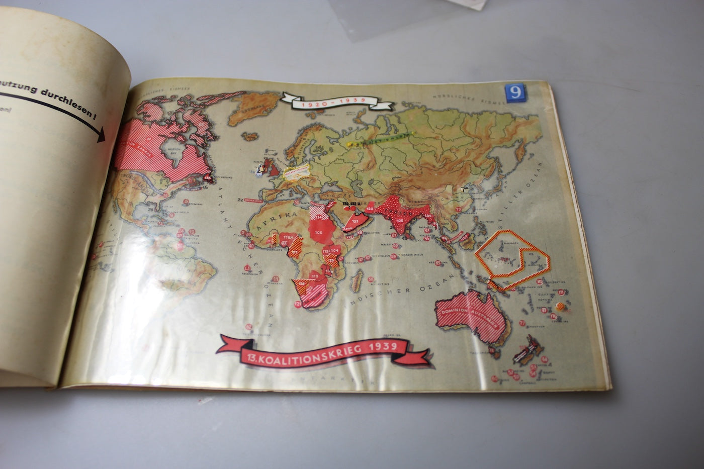 "Plutokratie England" 1939/40 - Brochure propaganda Tedesca anti Inglese WW2
