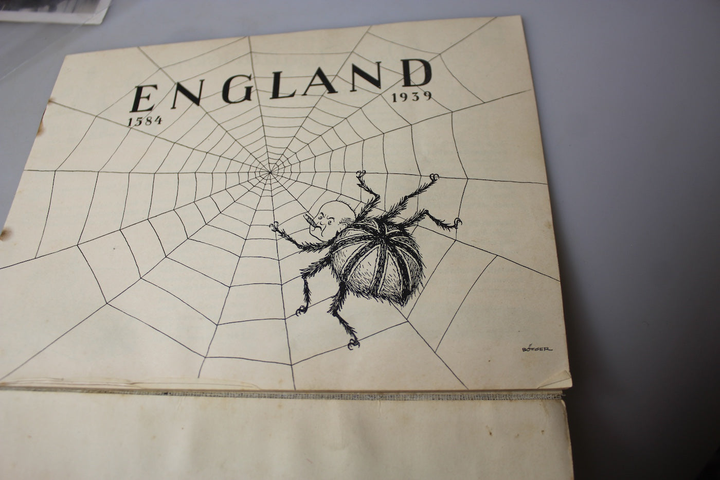 "Plutokratie England" 1939/40 - Brochure propaganda Tedesca anti Inglese WW2, foto 8