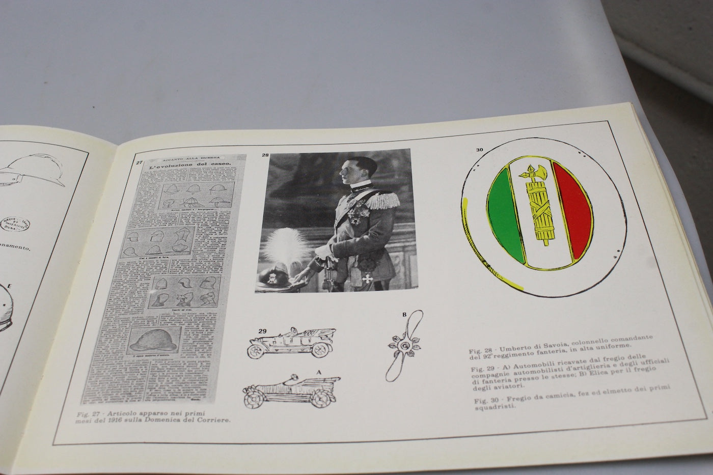 "L'elmetto Italiano 1915-71" Bossi & Nogueira - 1975