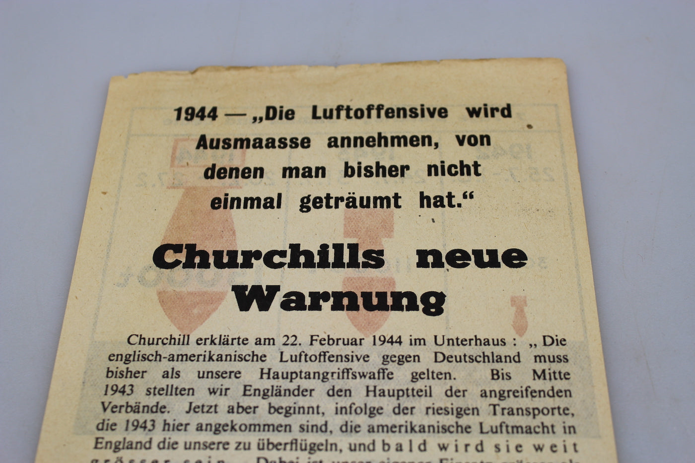 Volantino di propaganda anti-nazi