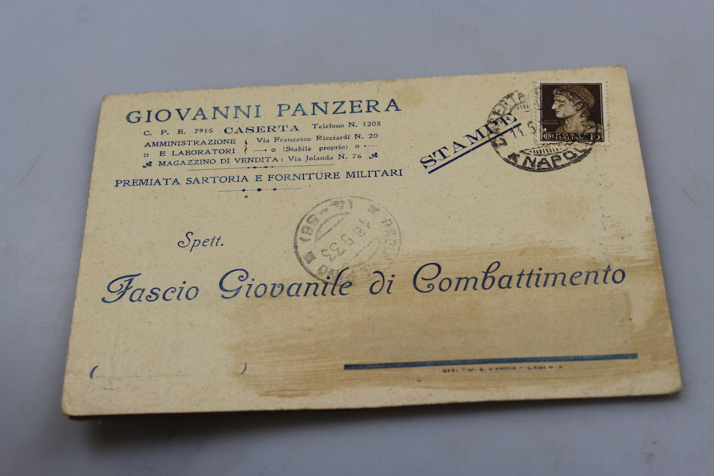 Listino prezzi Sartoria FGC