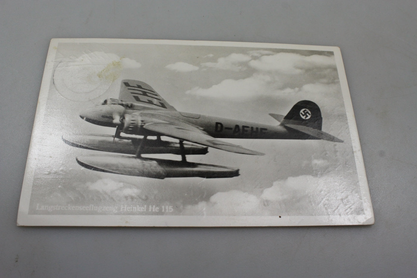 Cartolina postale un Heinkel HE-115