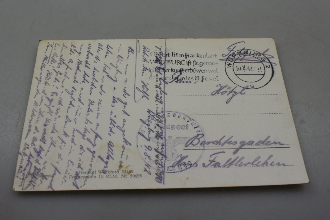 Cartolina postale un Heinkel HE-115