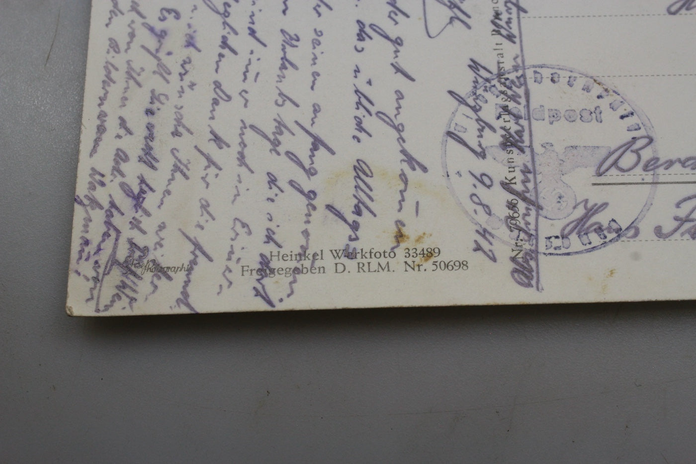 Cartolina postale un Heinkel HE-115