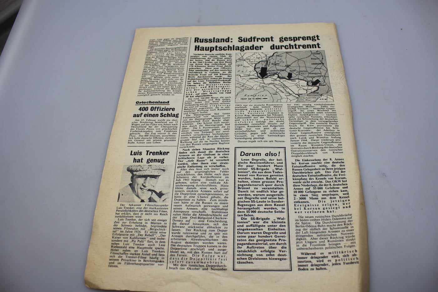 "Luftpost" Giornale Alleato di propaganda Anti-Nazi - 1944