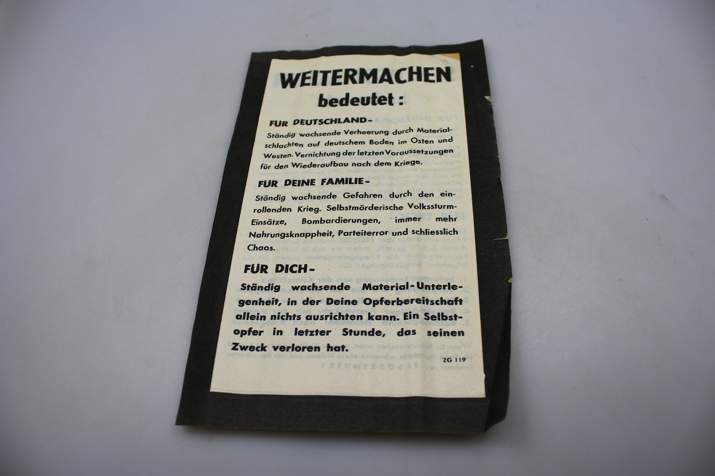 Volantino propaganda Alleato WW2