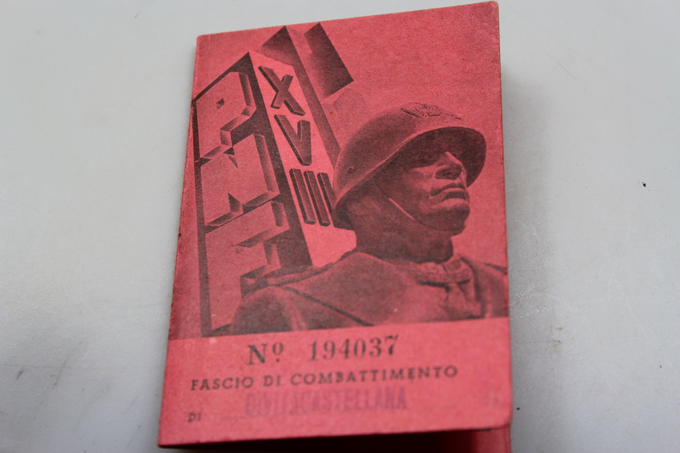 Tessera PNF XVIII°