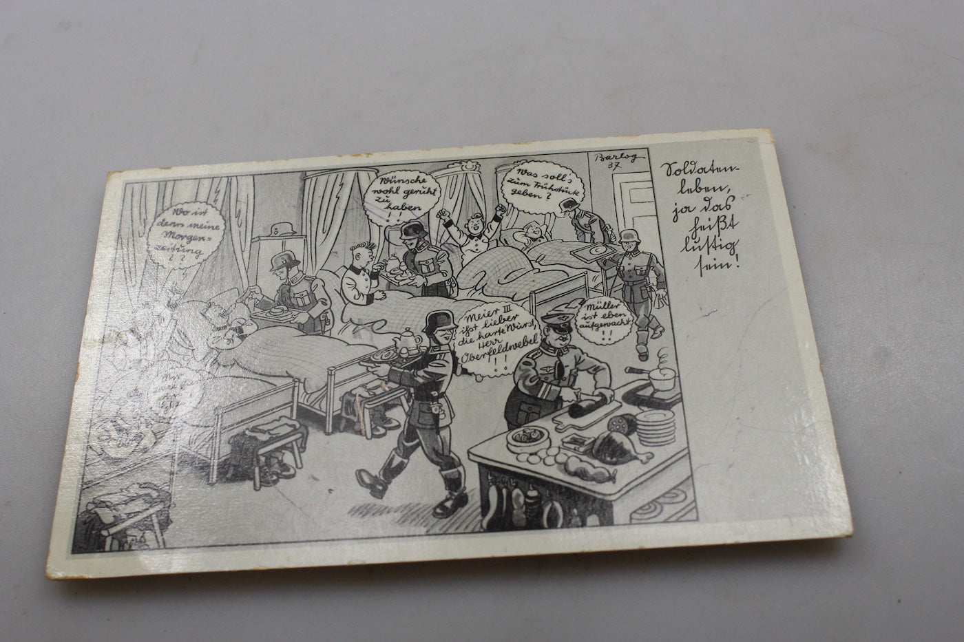 Cartolina postale "satirica" WH WW2