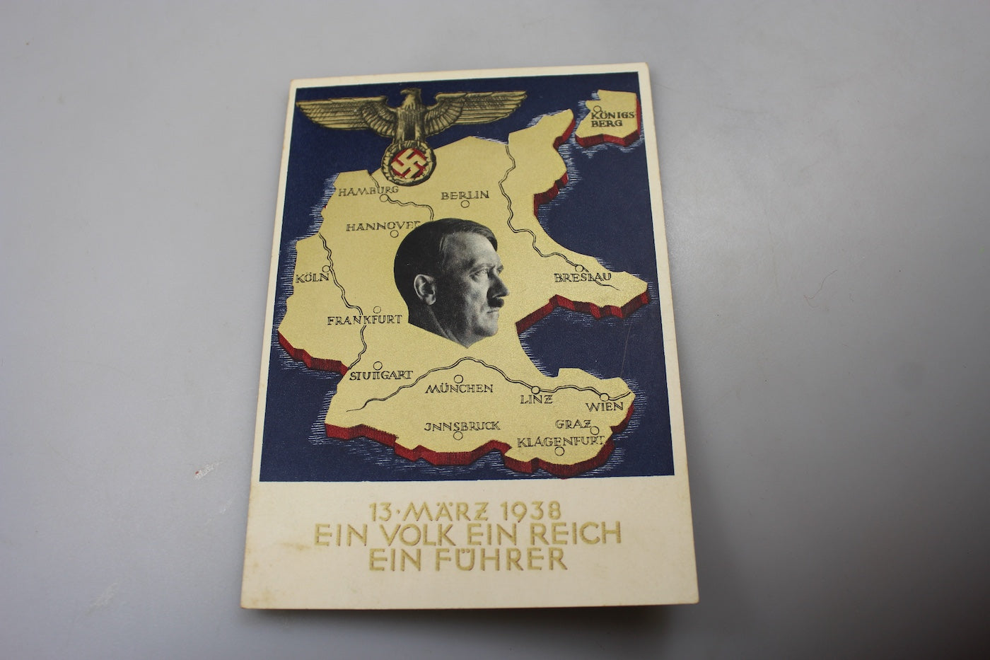 Cartolina postale 13 Marzo 1938