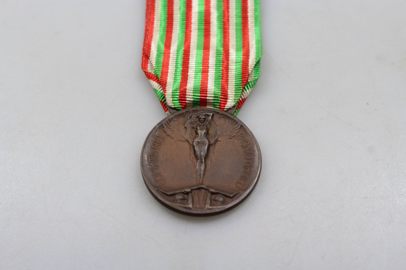 Medaglia " Coniata nel bronzo nemico" WW 1