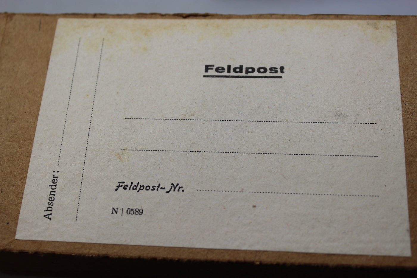 Set pacchetti Feldpost WW2