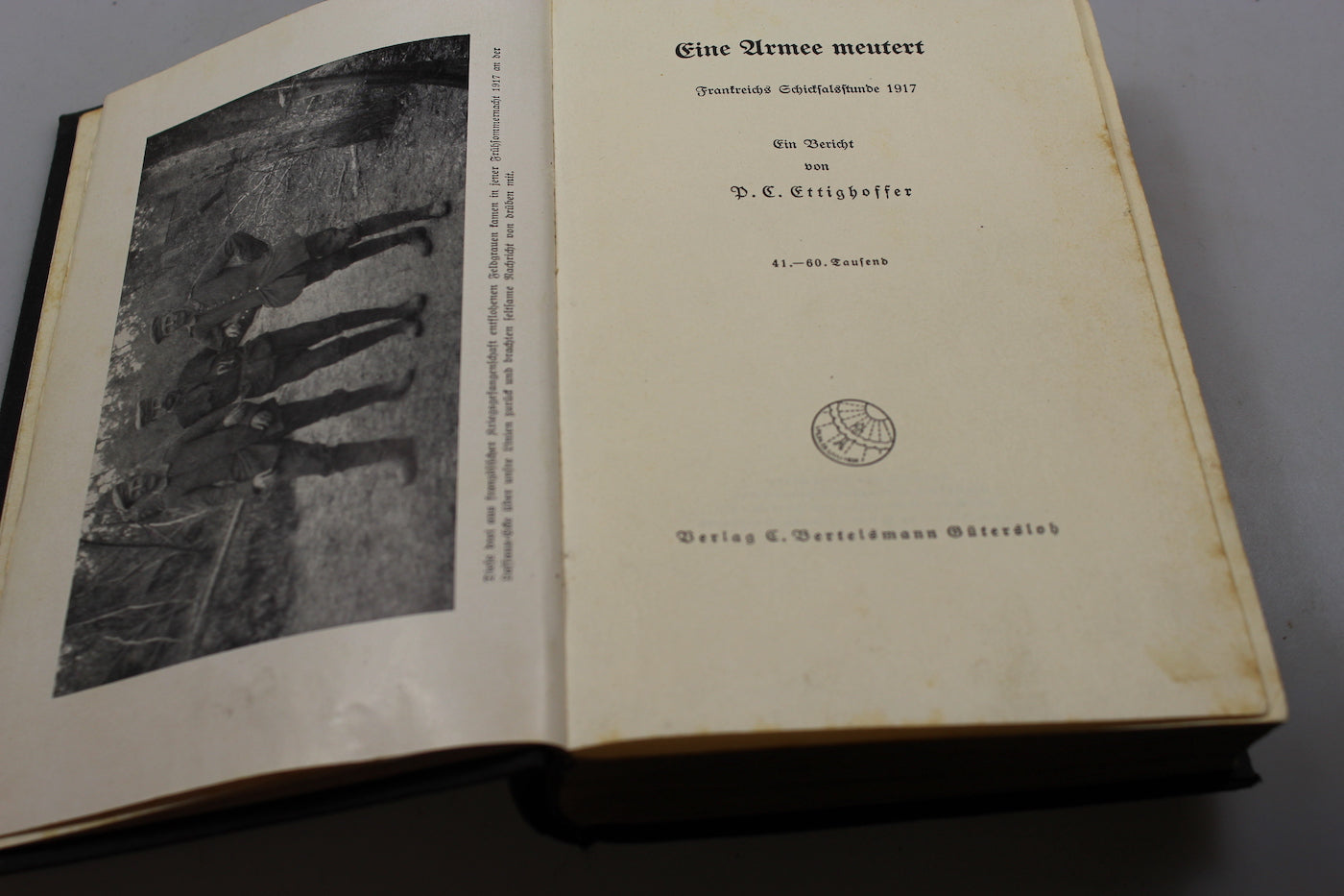 "Eine Armee meutert" P.C. Ettighoffer - 1932
