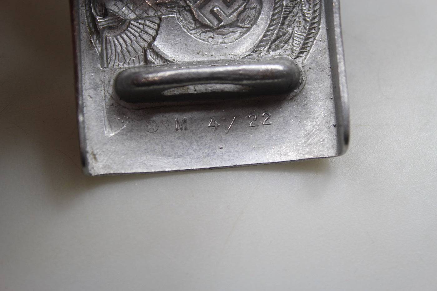 Fibbia Wehrmannschaften in alluminio WW2