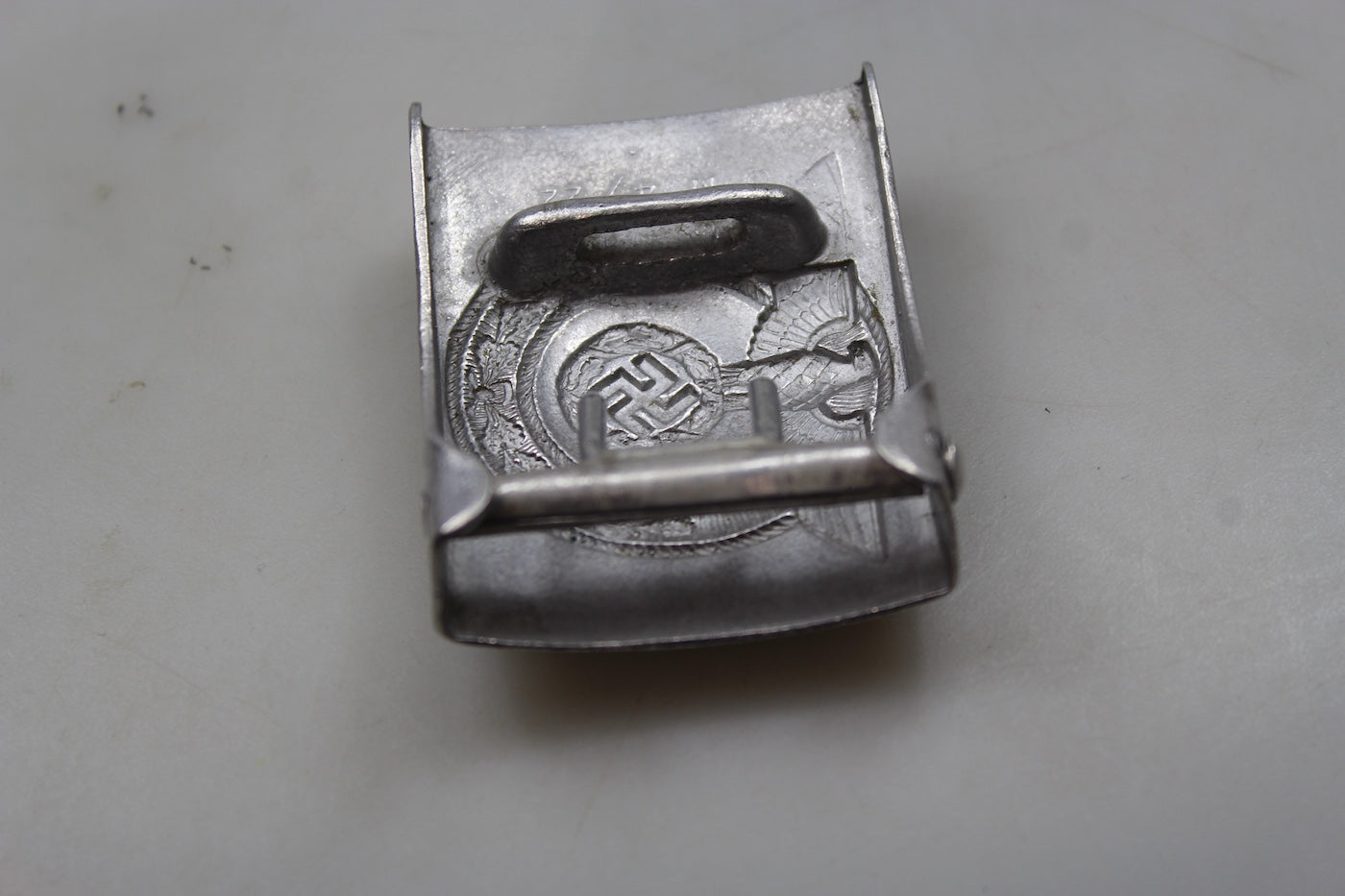 Fibbia Wehrmannschaften in alluminio WW2