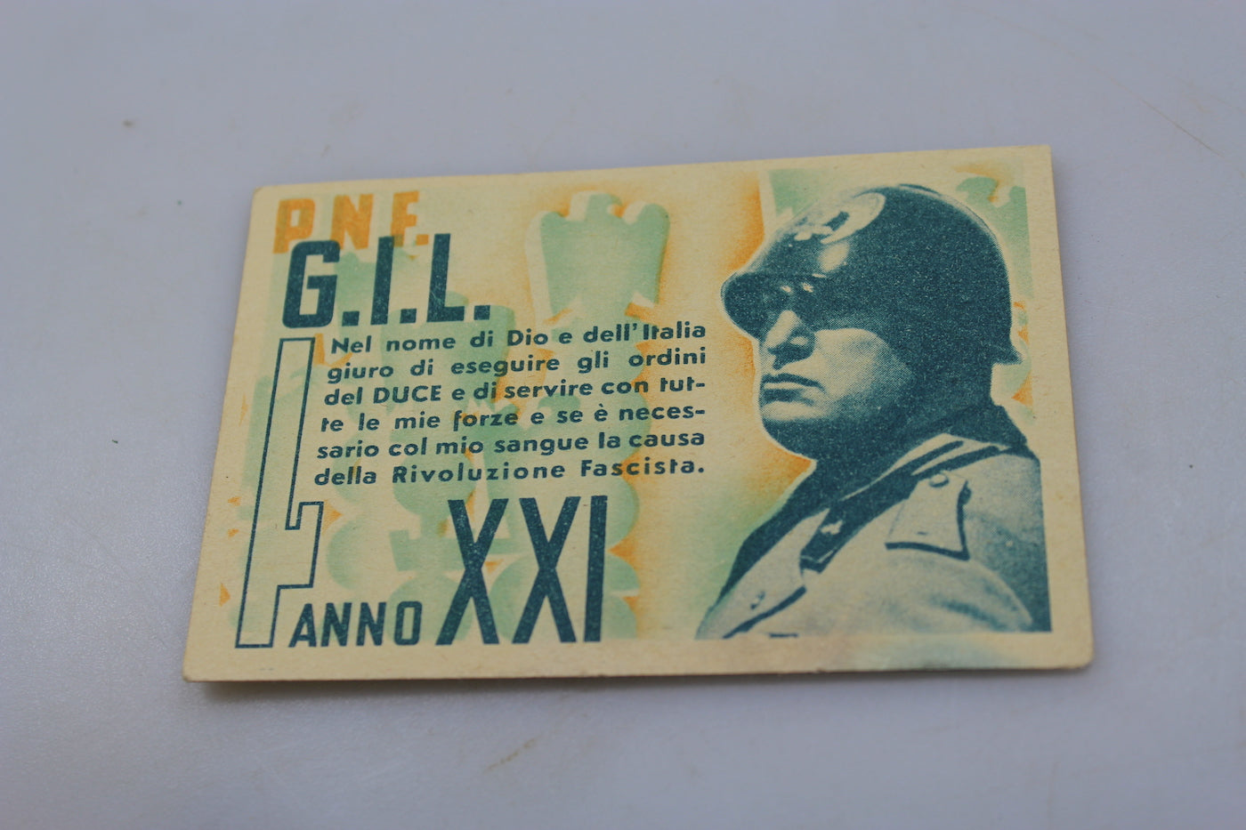 Tessera GIL XXI° EF