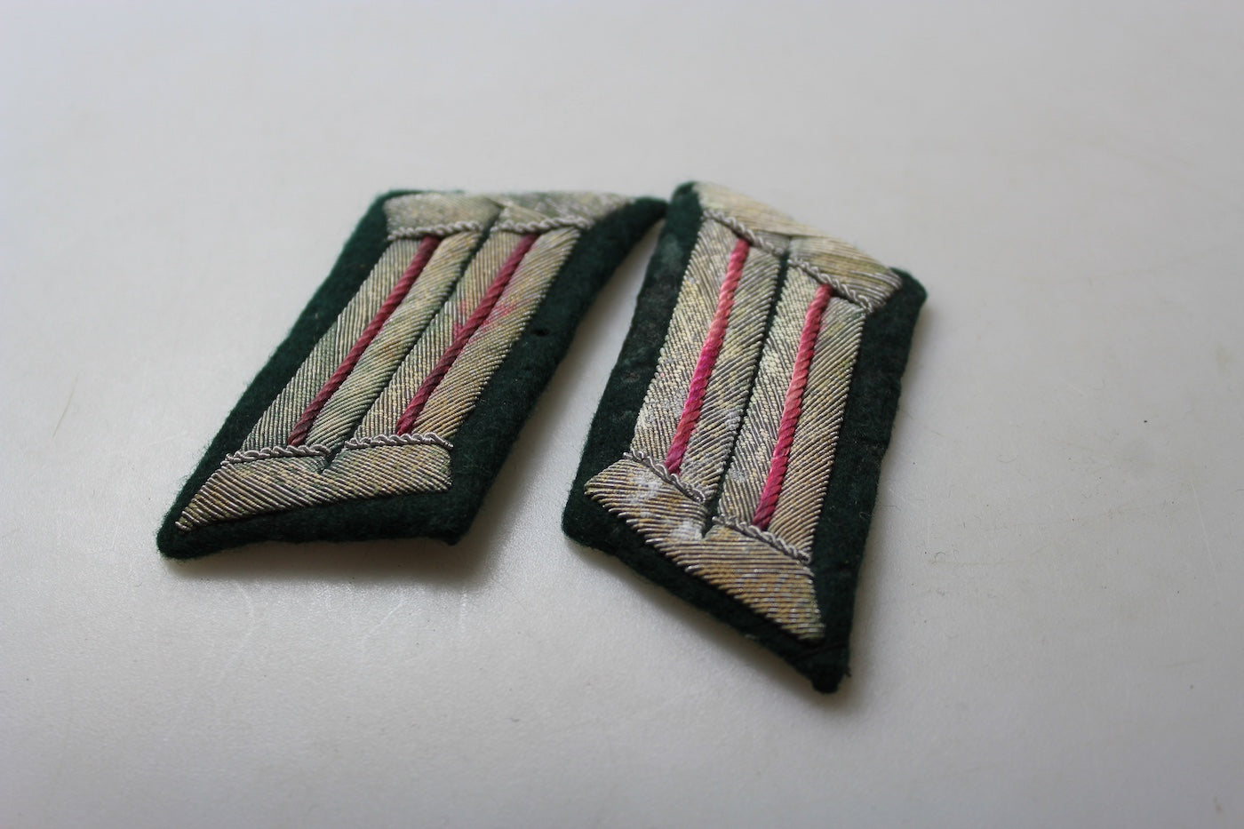 Coppia mostrine Ufficiale Panzer WH WW 2