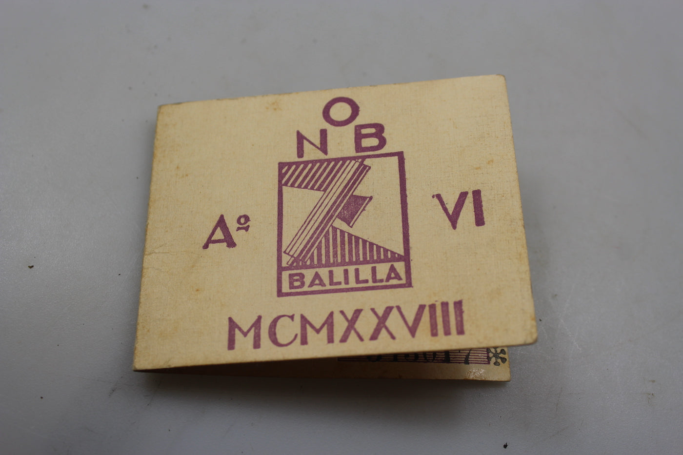 Tessera ONB - Balilla anno VI° EF