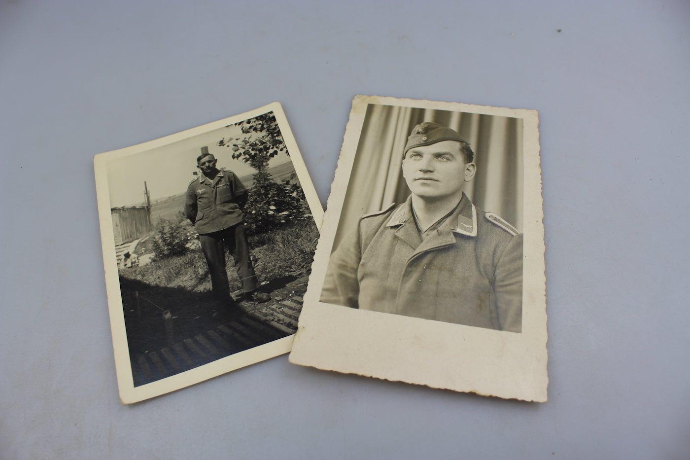 Coppia di foto Unteroffizier Luftwaffe