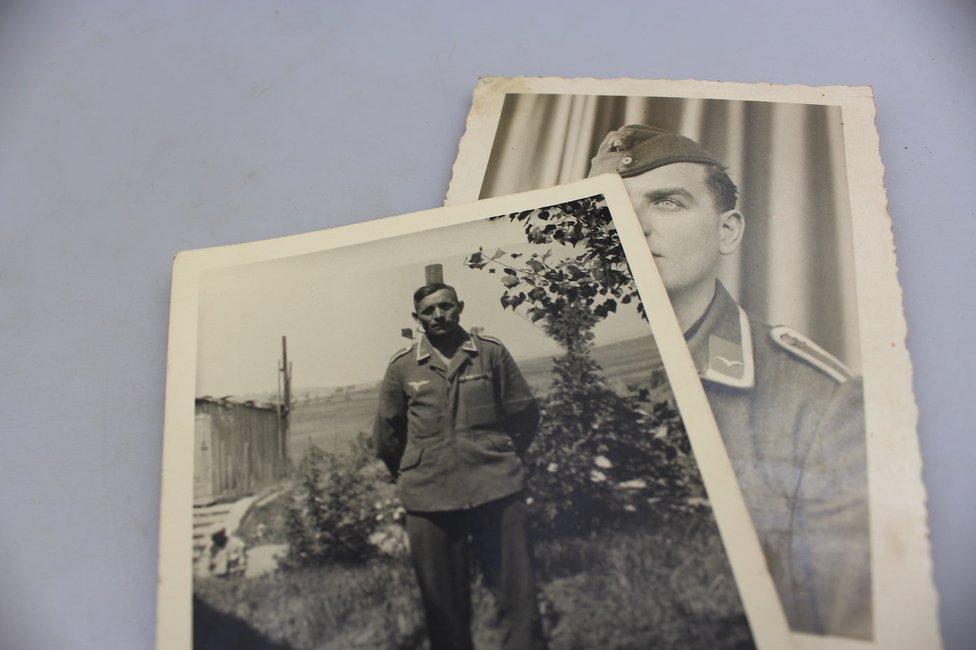 Coppia di foto Unteroffizier Luftwaffe